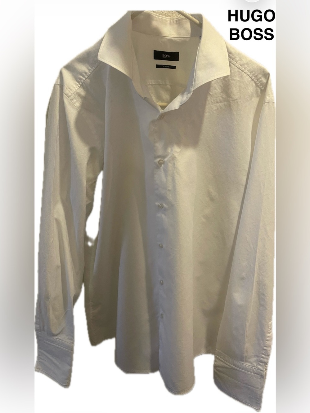 Hugo Boss Button Down Shirt XL White